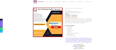 Buy Walmart Seller Account primary image