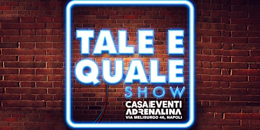 Imagem principal do evento 'Tale e Quale Show'