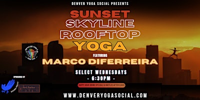 Sunset Skyline  Rooftop Yoga w/Marco DiFerreira primary image