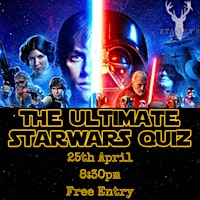 Imagem principal do evento Stanley's of Bury's Star Wars Themed Quiz Night
