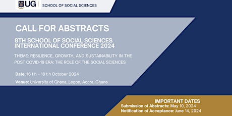 University of Ghana 8th School of Social Sciences International Conference 2024