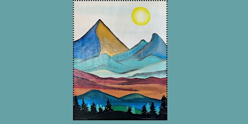 MOUNTAINS MASTERPIECE Paint & Sip primary image