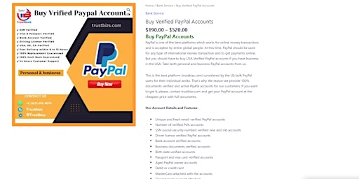 Primaire afbeelding van Verified PayPal Account Buy