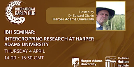 IBH Seminar: Intercropping Research at Harper Adams University primary image