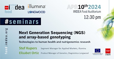 Imagem principal do evento Next Generation Sequencing (NGS) and array-based genotyping