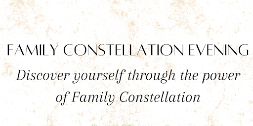 Family Constellation Evening  primärbild
