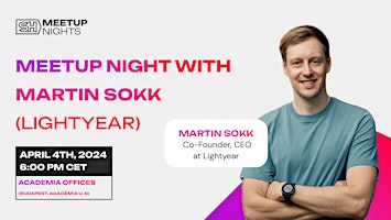 Fireside Chat with Martin Sokk (Lightyear) primary image