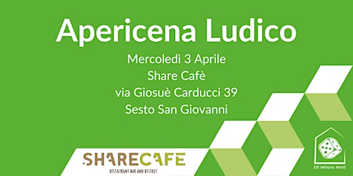 Imagem principal de Apericena Ludico @ Share Cafè con DungeonStore Milano Nord