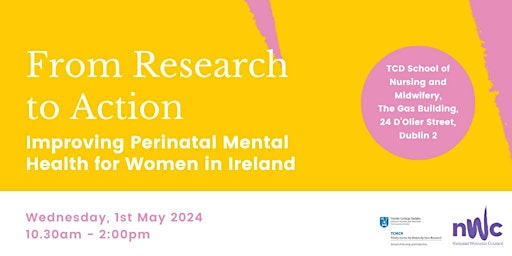 Primaire afbeelding van From Research to Action: Improving Perinatal Mental Health in Ireland