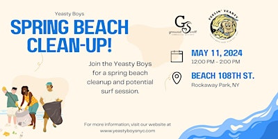 Yeasty Boys Spring Beach Clean Up primary image