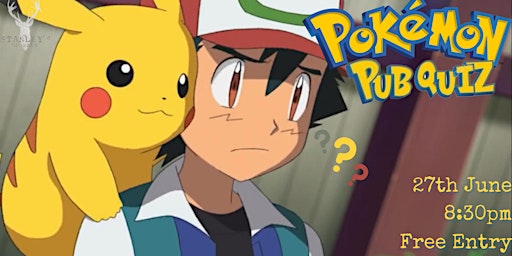 Immagine principale di Stanley's of Bury's Pokémon Themed Quiz Night 