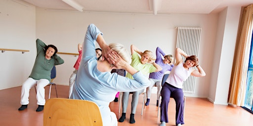 Immagine principale di Wellbeing Over 55s Chair Yoga 17th April  6 wks £30  (£5 per week) 