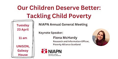 Image principale de Northern Ireland Anti-Poverty Network AGM: Tackling Child Poverty