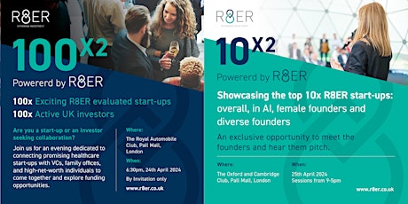 10x2 powered by R8ER: pitching  event 10 start-ups & 10 investors