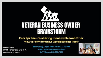Veteran Business Owner Brainstorm
