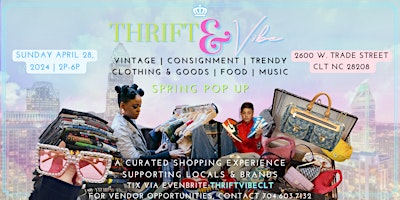 Immagine principale di Thrift & Vibe CLT: Charlotte's Vintage, Trendy, & Consignment Pop Up Shop 