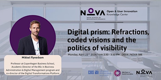 Imagem principal do evento Digital prism: Refractions, coded visions and the politics of visibility