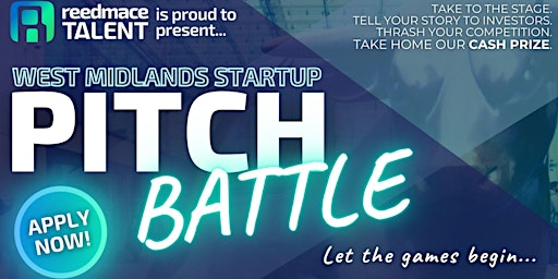 Imagem principal de Series 1  |  Quarterfinals - Round 4  |  West Midlands StartUp Pitch Battle