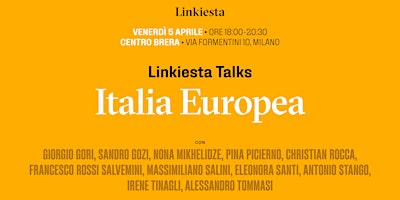 Primaire afbeelding van Linkiesta Talks | Italia Europea