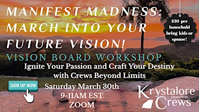 Manifest Madness: March into your Future Vision Board Workshop