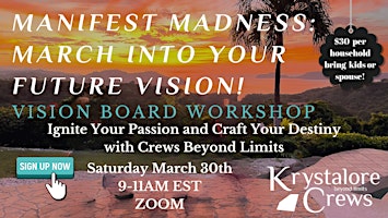 Imagen principal de Manifest Madness: March into your Future Vision Board Workshop