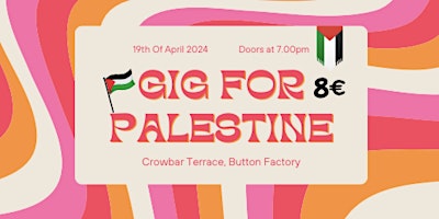 Imagem principal do evento GIG FOR PALESTINE