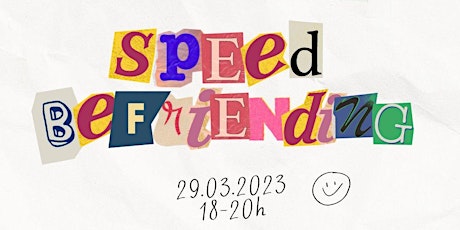 speed-befriending ⭐✨ 29.03.2024