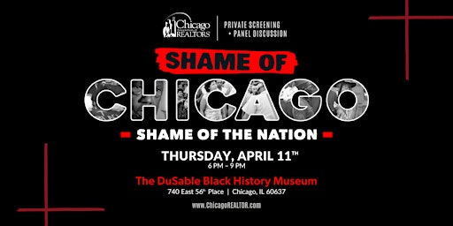 Image principale de Shame of Chicago Screening