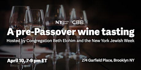 A pre-Passover wine tasting