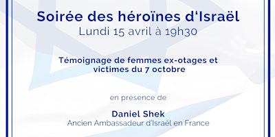 Hauptbild für Soirée des Héroïnes d'Israël à Toulon