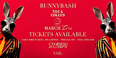 Bunny Bash with Tom & Collins @9pm