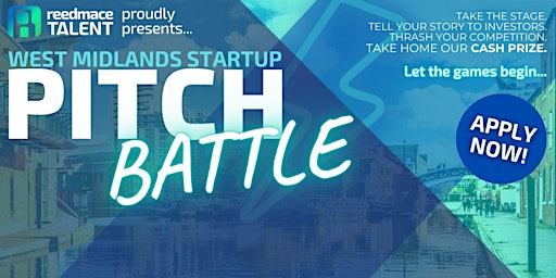 Imagem principal do evento Series 1  |  Quarterfinals - Round 1  |  West Midlands StartUp Pitch Battle