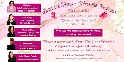 Primaire afbeelding van Ditch The Heels- Women in Real Estate- Strategies to Balance Career & Life