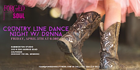 Country Line Dance Night W/ Donna!