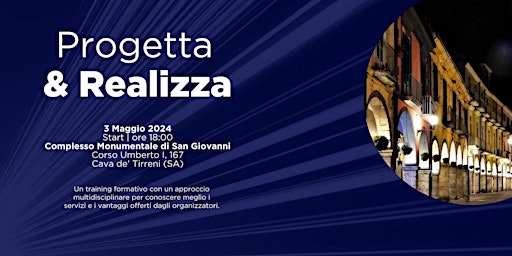 Imagem principal do evento Progetta & Realizza