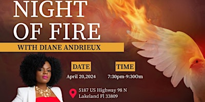 Night of Fire with Diane Andrieux primary image