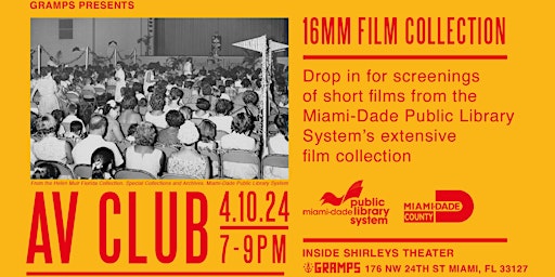 AV Club: 16mm Screening primary image