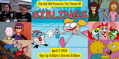 Imagen principal de The Ant Hill storytelling event — SIBLINGS