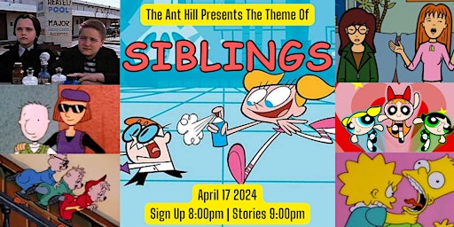 Primaire afbeelding van The Ant Hill storytelling event — SIBLINGS