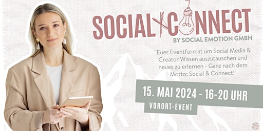 Primaire afbeelding van SOCIAL X CONNECT - Event by Social Emotion GmbH
