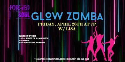 Imagem principal de Glow Zumba Dance Party w/ Lisa!