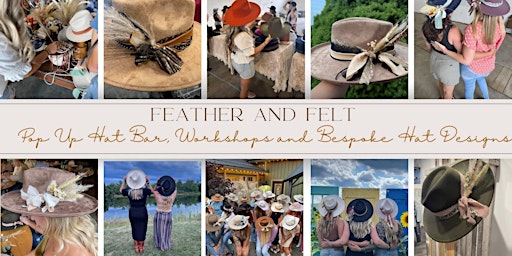 Imagem principal do evento Feather and Felt Hat Bar Workshop at Preston’s Petals