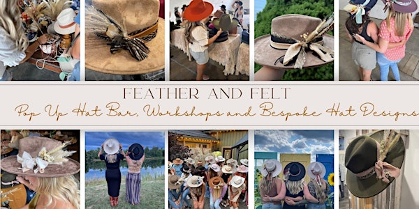 Feather and Felt Hat Bar Workshop at Preston’s Petals