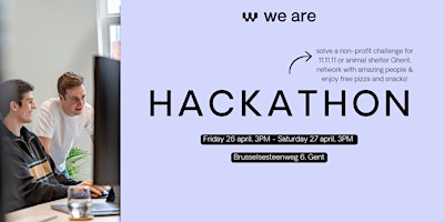 Primaire afbeelding van we are's hackathon