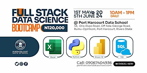 Immagine principale di Port Harcourt Data Science Bootcamp 