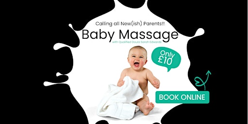 Primaire afbeelding van Baby Massage with Qualified Doula Sarah Edwards - morning session