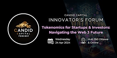 Imagem principal do evento Tokenomics for Startups & Investors: Navigating the Web 3 Future