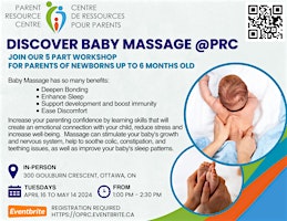 Imagem principal de Baby Massage for newborn to 6 months (5-weeks)