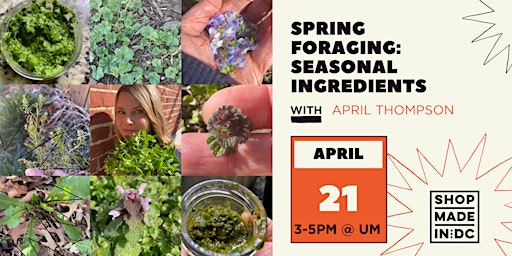 Imagen principal de Spring Foraging: Preserving Wild Seasonal Ingredients w/April Thompson