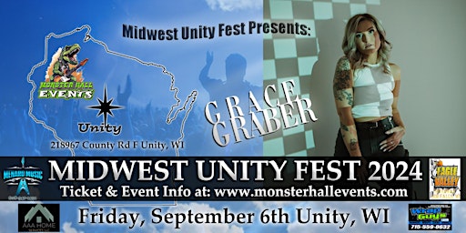 Primaire afbeelding van Midwest Unity Fest Ticket for Friday, September 6th!  Early Bird Pricing!